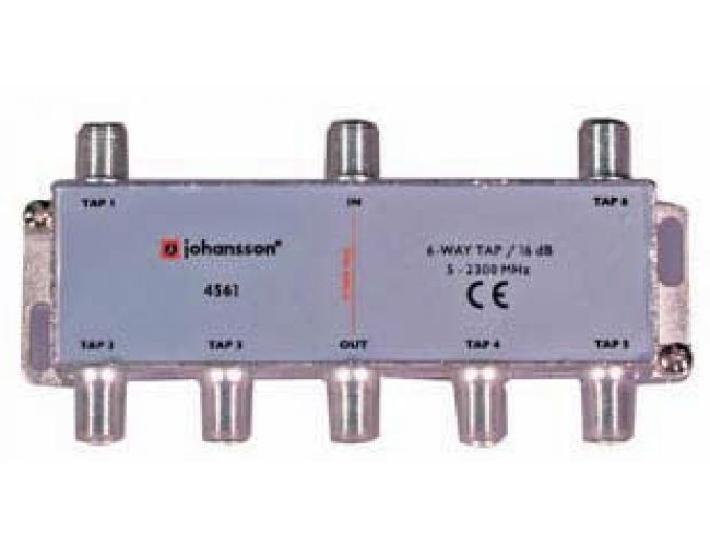 Johansson Taps 6 way 5-2300MHz 16dB