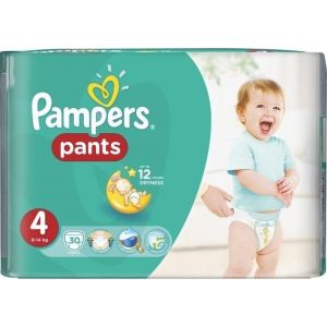 Pampers Πάνες Pants (30τεμ) No4 (9-14kg)