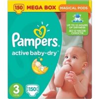 Pampers Πάνες Active Baby Dry (150τεμ) No3 (5-9Kg)